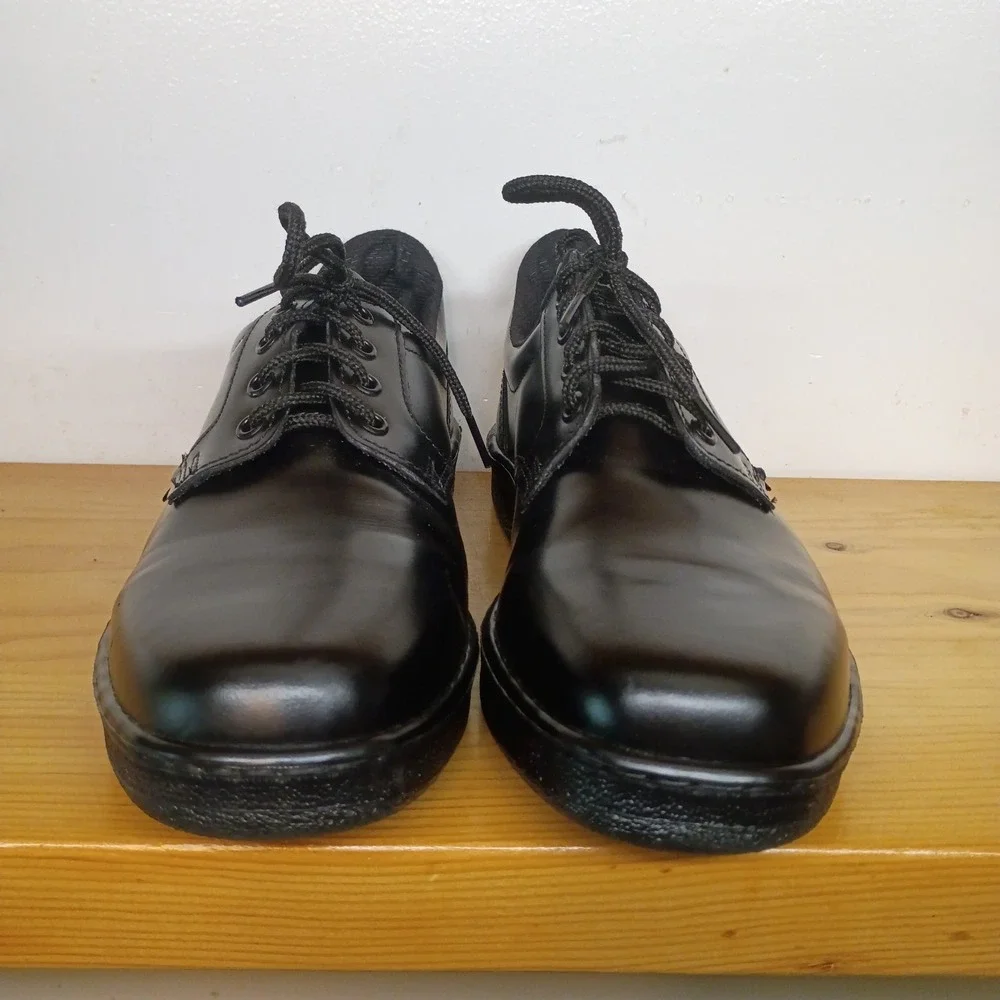 THOROGOOD Black Derby Shoes USPS Issue 834-6145 Men's Size 10.5 M